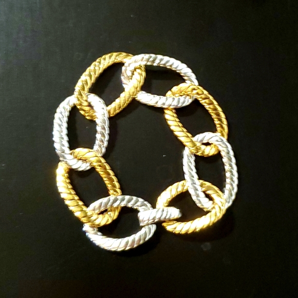 Lauren Ralph Lauren Jewelry - Lauren Ralph Lauren Gold & Silver Bracelet 7.75"